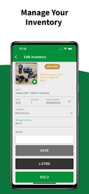 Flippd: Resellers, Inventory screenshots