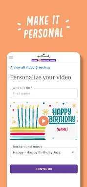 Hallmark Video Greeting Cards screenshots