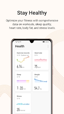 Huawei Health screenshots