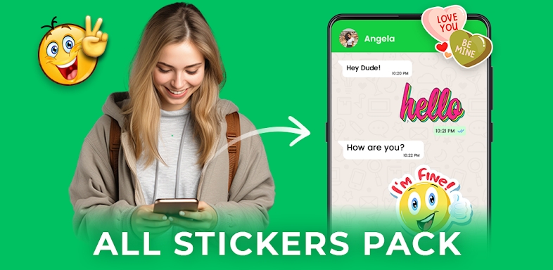 All Sticker Pack - Funny Emoji screenshots