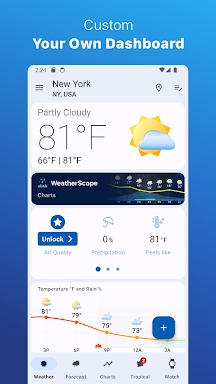 Weather for Wear OS screenshots