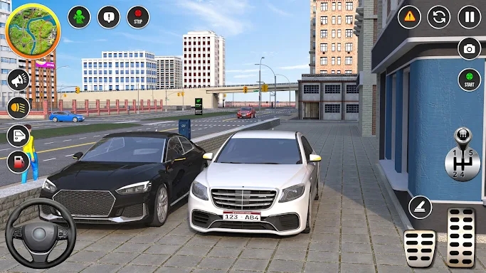 Classic Car Drive Parking Game screenshots