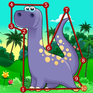 Dinosaur Kids Connect the Dots screenshots