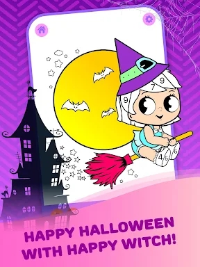 Witch.box - Halloween Coloring by Numbers screenshots
