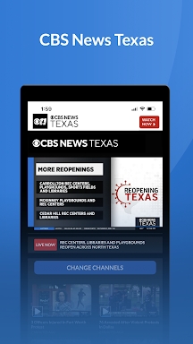 CBS Texas screenshots