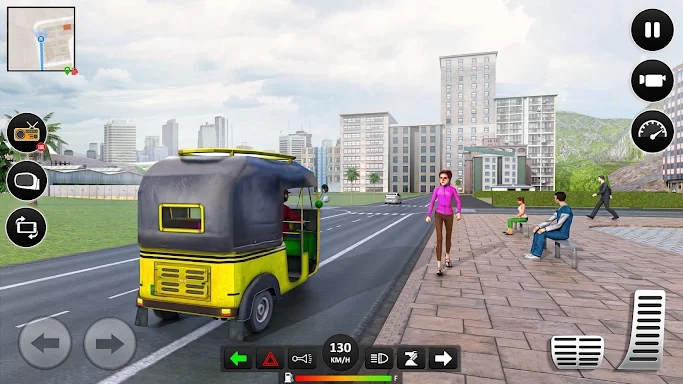 Modern Rickshaw Driving Games screenshots