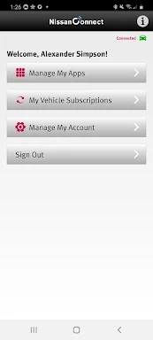 Nissan Mobile Partner screenshots