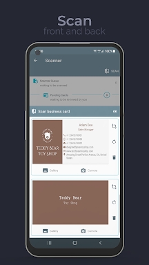 DigiCard-Business Card Scanner screenshots