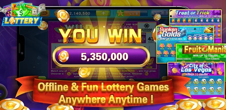 Lottery Scratch Ticket Scanner screenshots