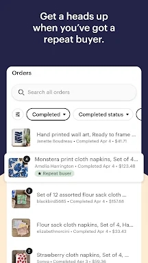 Etsy Seller: Manage Your Shop screenshots