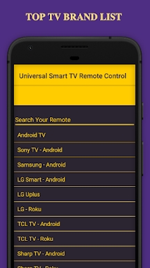 Universal Smart TV Remote screenshots