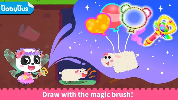 Baby Panda's Magic Paints screenshots