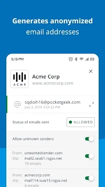 Pocket Geek Privacy screenshots