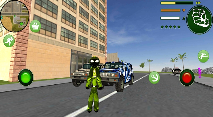 Stickman Us Army Rope Hero Counter OffRoad Crime 2 screenshots