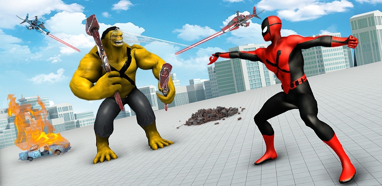 Spider Rope Hero Man Fighting screenshots