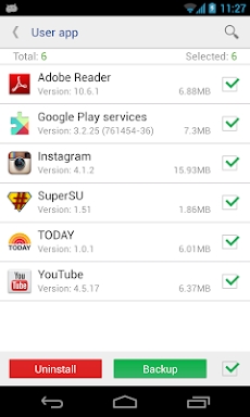 System app remover (root neede screenshots