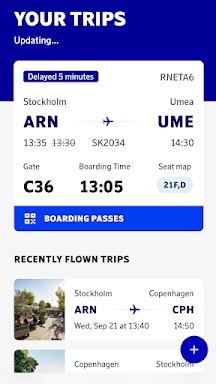 SAS – Scandinavian Airlines screenshots