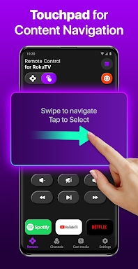 TV Remote Control for RokuTV screenshots