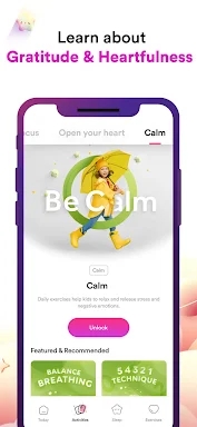 Calm Kids: Mindfulness & Yoga screenshots