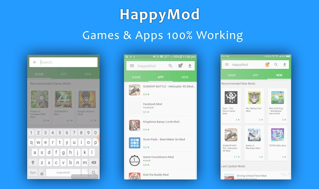 Games Happy Mod Apps screenshots