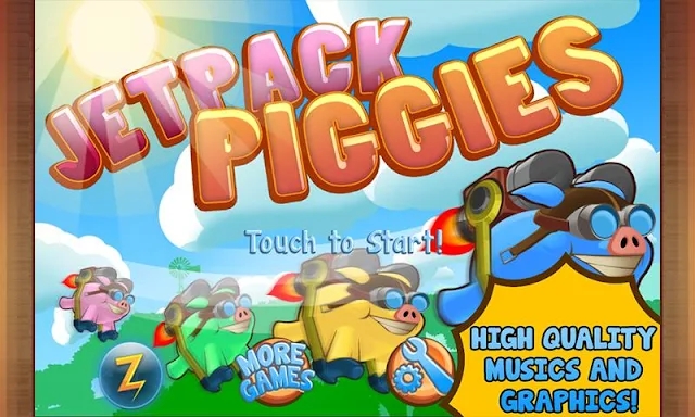 Jetpack Piggies Bros screenshots
