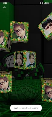 3D Photo Cube Live Wallpaper screenshots
