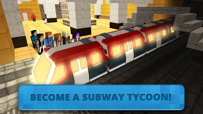 Subway Craft: Build & Ride screenshots