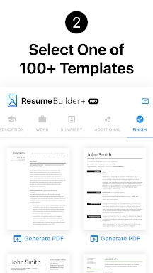 Resume Builder App Free - PDF Templates & CV Maker screenshots