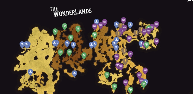 MapGenie: TT Wonderlands Map screenshots