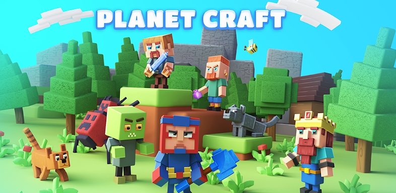 Block Craft World:Planet Craft screenshots