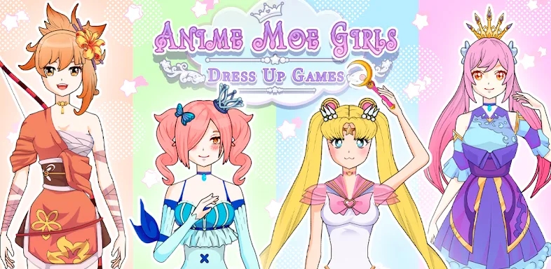 Anime Moe Girls Dress Up Games screenshots