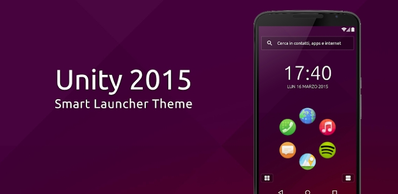 Unity Theme for Smart Launcher screenshots