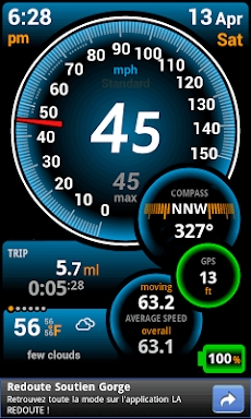 Ulysse Speedometer screenshots