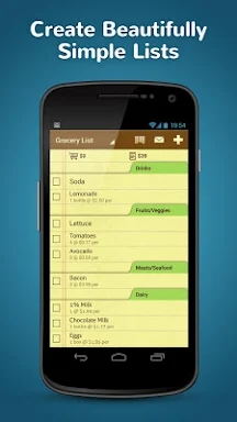 Grocery Shopping List Ease App screenshots