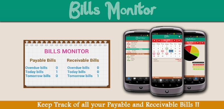 Bills Monitor lite screenshots