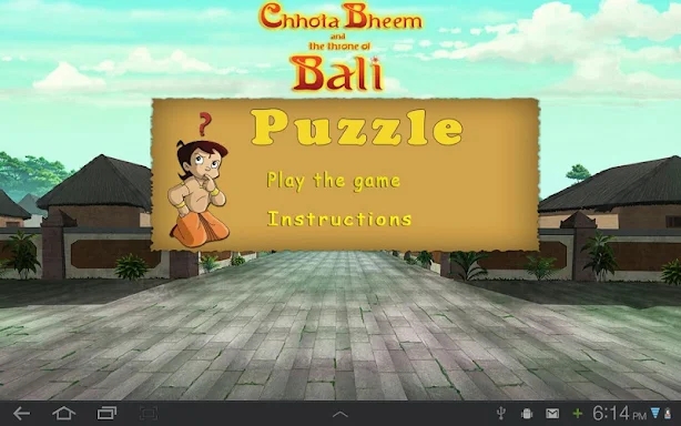 Bheem puzzle Game - Bali Movie screenshots