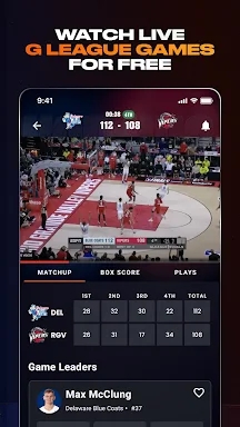 NBA G League screenshots