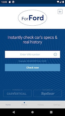Check Car History for Ford screenshots