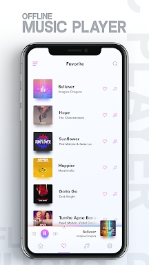 Offline Music Player screenshots