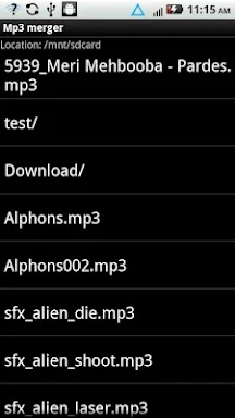 MP3 Merger screenshots