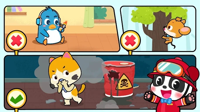 Baby Panda's Fire Safety screenshots