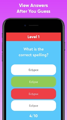 Spelling Test Quiz screenshots