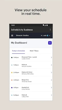 Schedulicity Business: Appoint screenshots