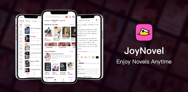 JoyNovel: Enjoy Novels Anytime screenshots