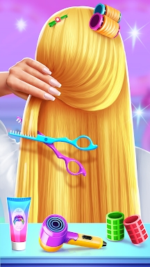 Braided Hair Salon MakeUp Game screenshots