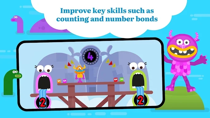 Teach Monster Number Skills screenshots