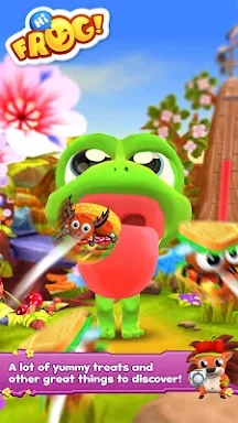 Hi Frog! - Free pet game app screenshots