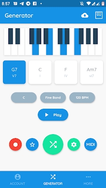 ChordChord: Progression Generator & Music Maker screenshots