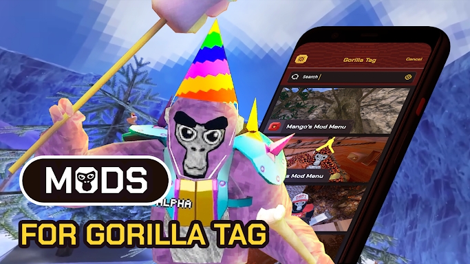 Mods for Gorilla Tag screenshots