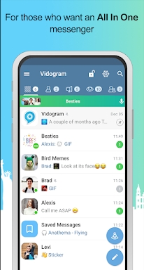Vidogram screenshots